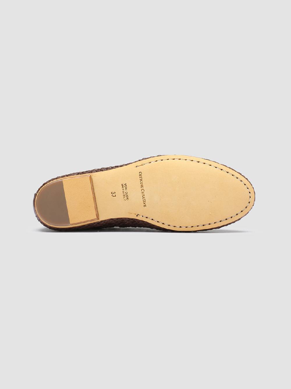 Officine Creative BESSIE 011 Mocassini in Pelle Marrone In Saldo