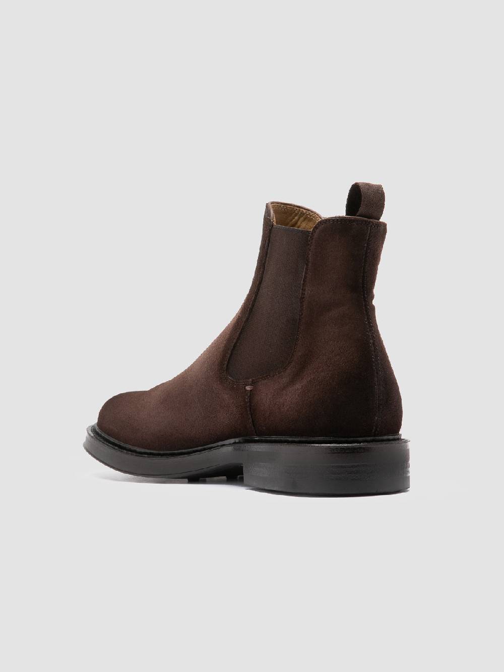 Officine Creative UNIFORM 005 Stivaletti Chelsea in Pelle Scamosciata Marrone 2025