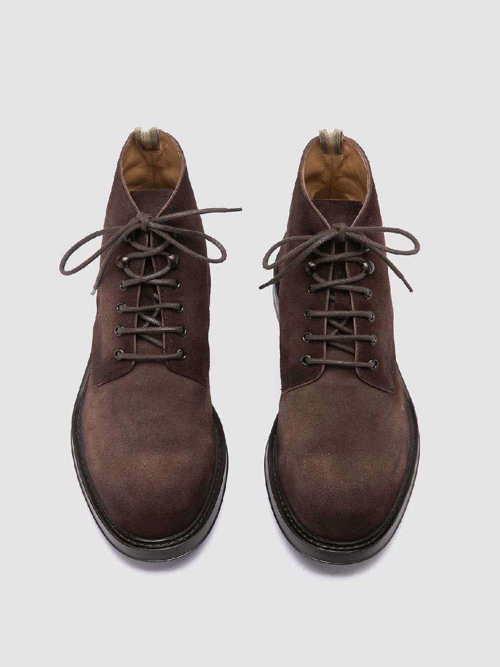 Officine Creative UNIFORM 018 Stivali Neri in Pelle Scamosciata Italia