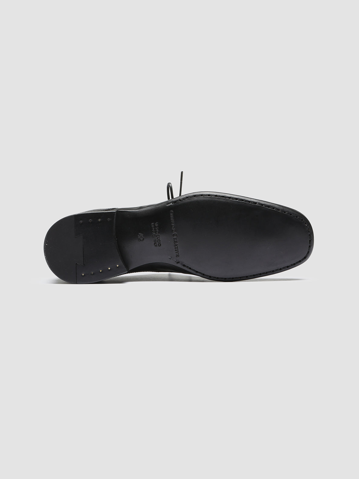Officine Creative HARVEY 002 Black Leather Derby Shoes Vendita