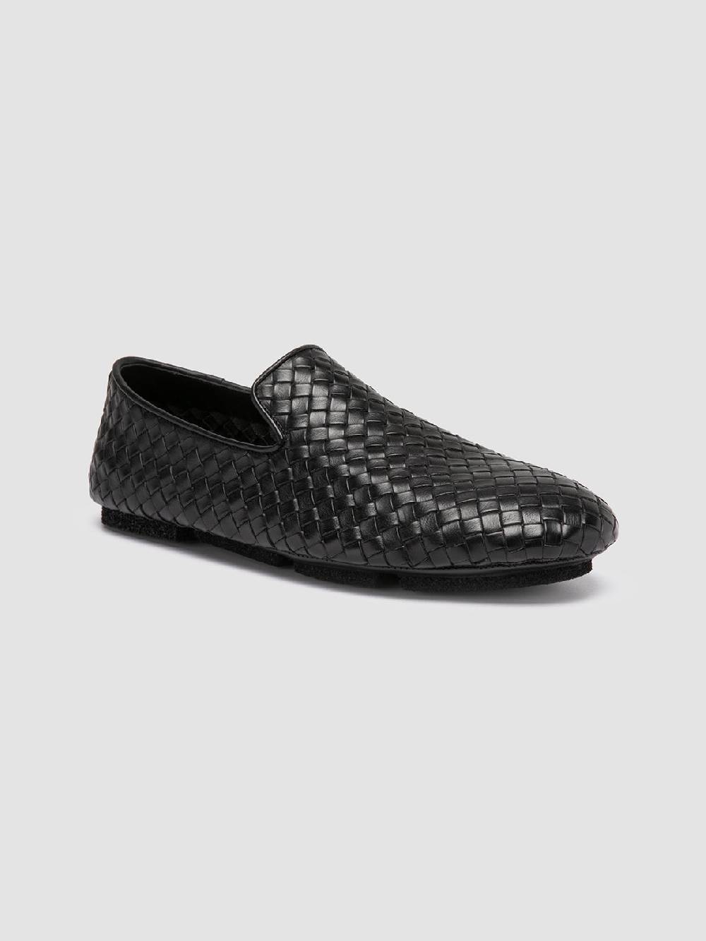 Officine Creative C-SIDE 002 Mocassini in Pelle Nera Pezzi Unici