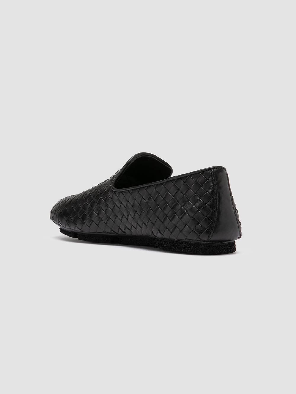 Officine Creative C-SIDE 002 Mocassini in Pelle Nera Pezzi Unici