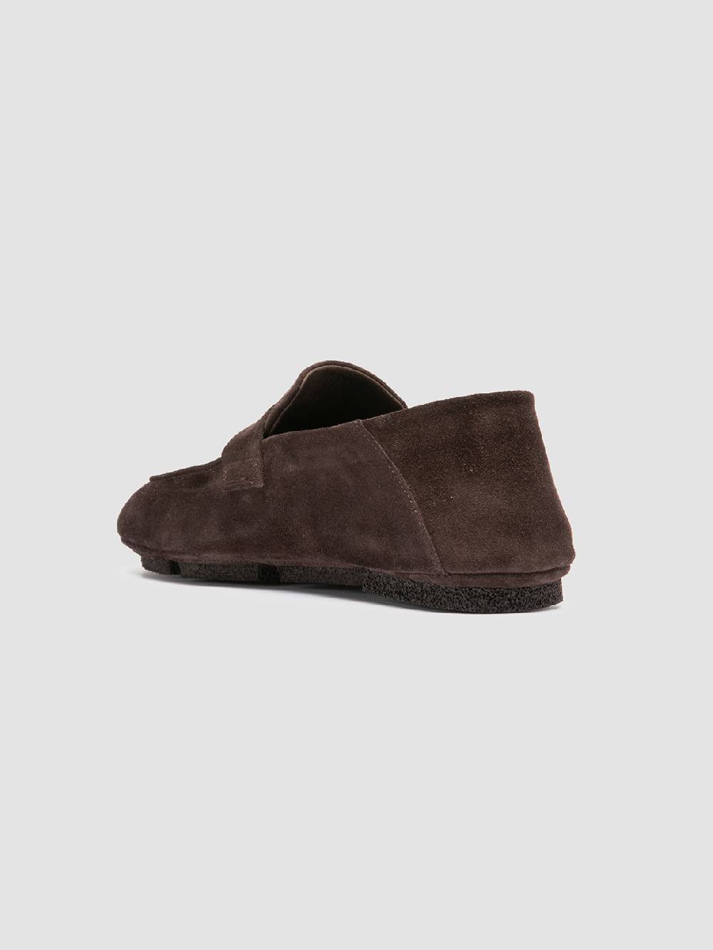 Officine Creative C-SIDE 001 Mocassini in Pelle Scamosciata Marrone Soddisfazione Garantita
