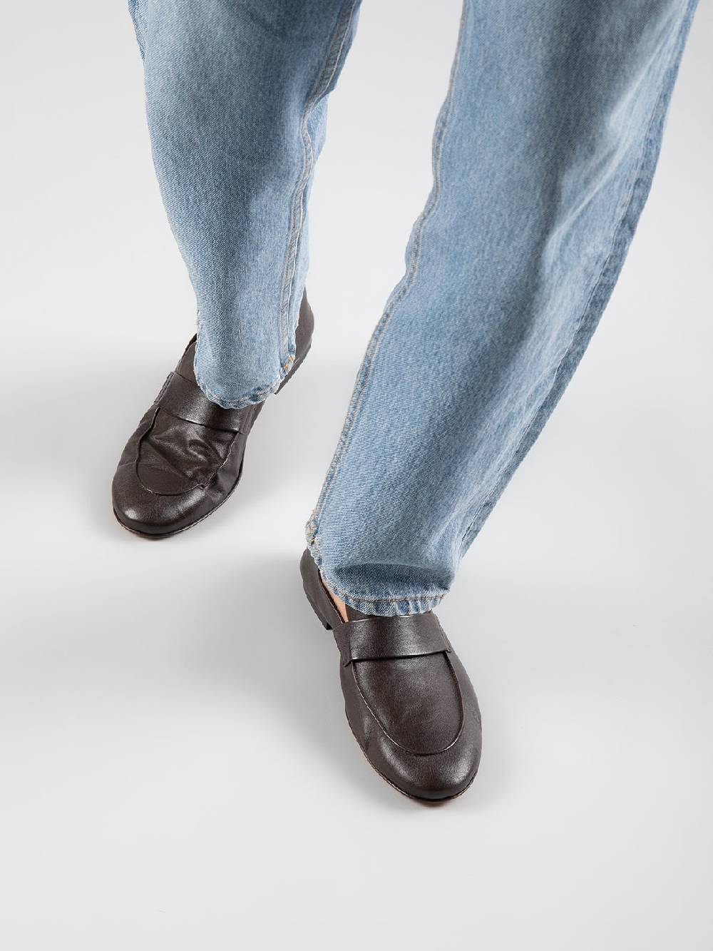 Officine Creative AIRTO 001 Mocassini Penny Loafer in Pelle Verde Negozi Online