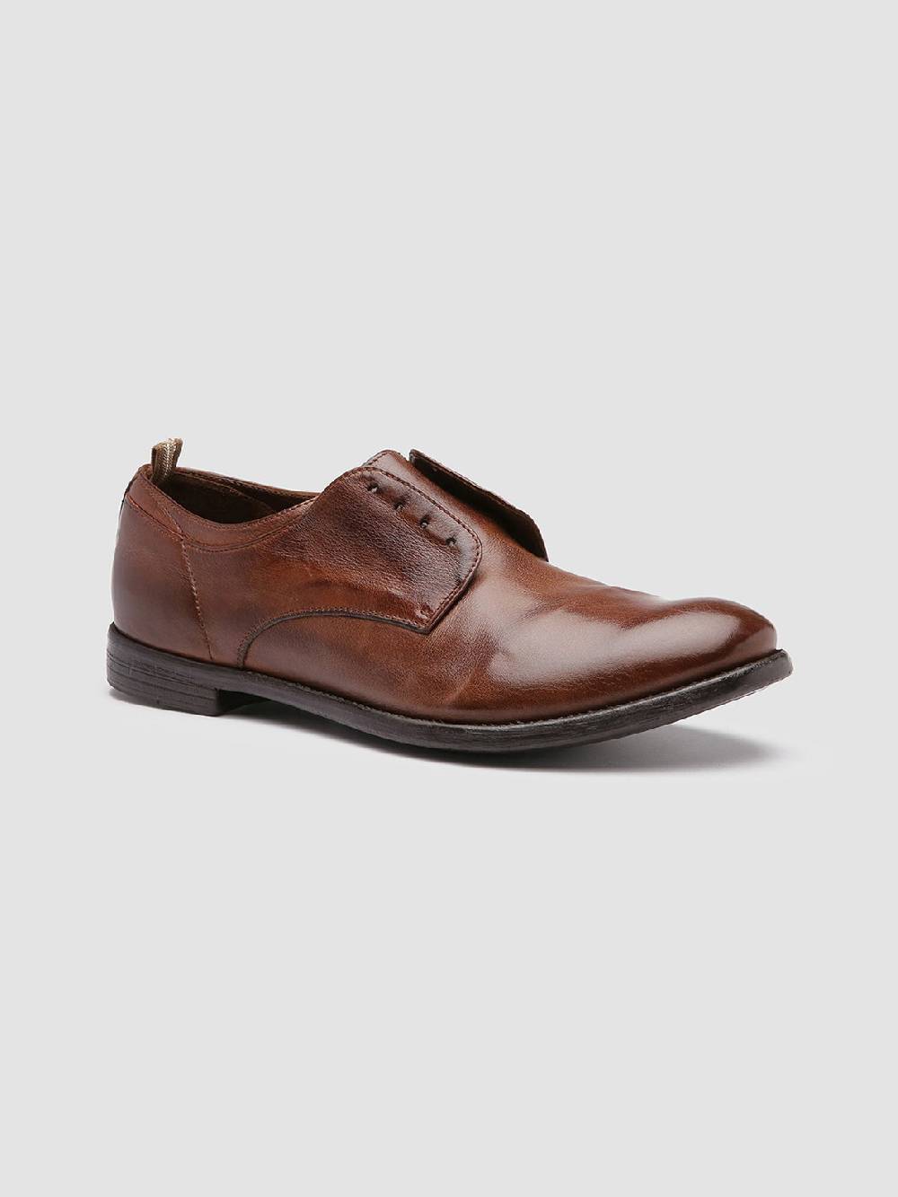Officine Creative ARC 500 Derby in Pelle Marrone Consegna Veloce