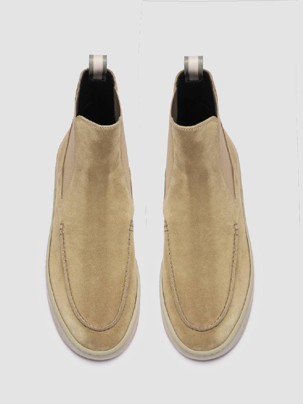 Officine Creative BUG 003 Stivaletti Chelsea in Pelle Scamosciata Marrone Affare Del Giorno