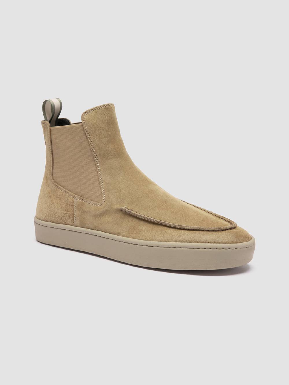 Officine Creative BUG 003 Stivaletti Chelsea in Pelle Scamosciata Marrone Affare Del Giorno