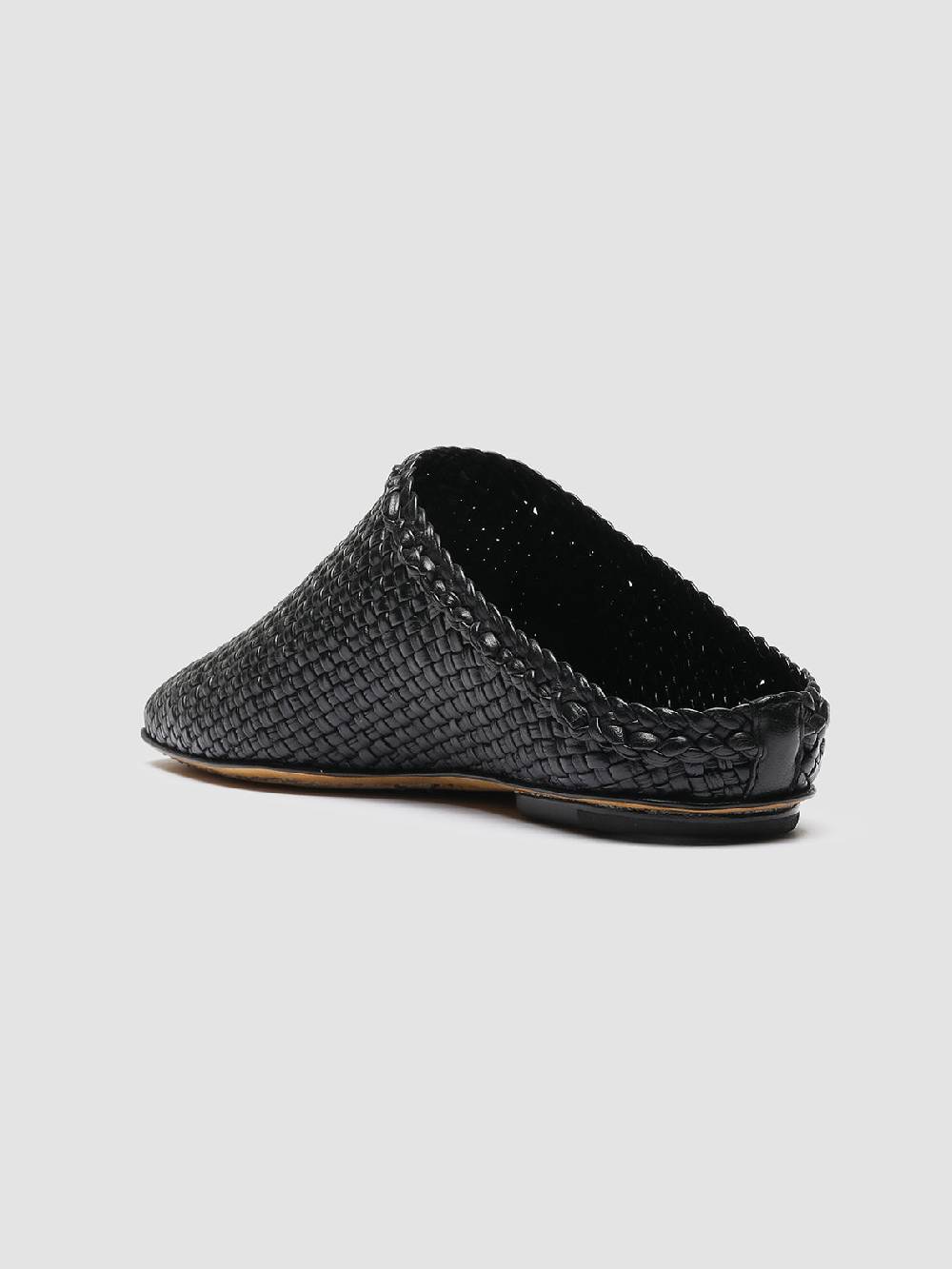 Officine Creative FLOW 001 Sabot in Pelle Nera Sconto