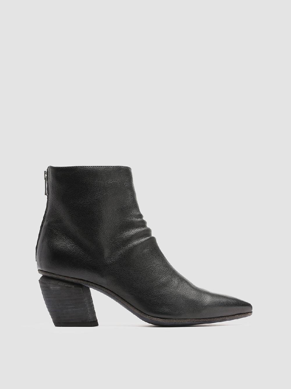 Officine Creative SEVERINE 008 Stivaletti in Pelle Nera con Zip Online