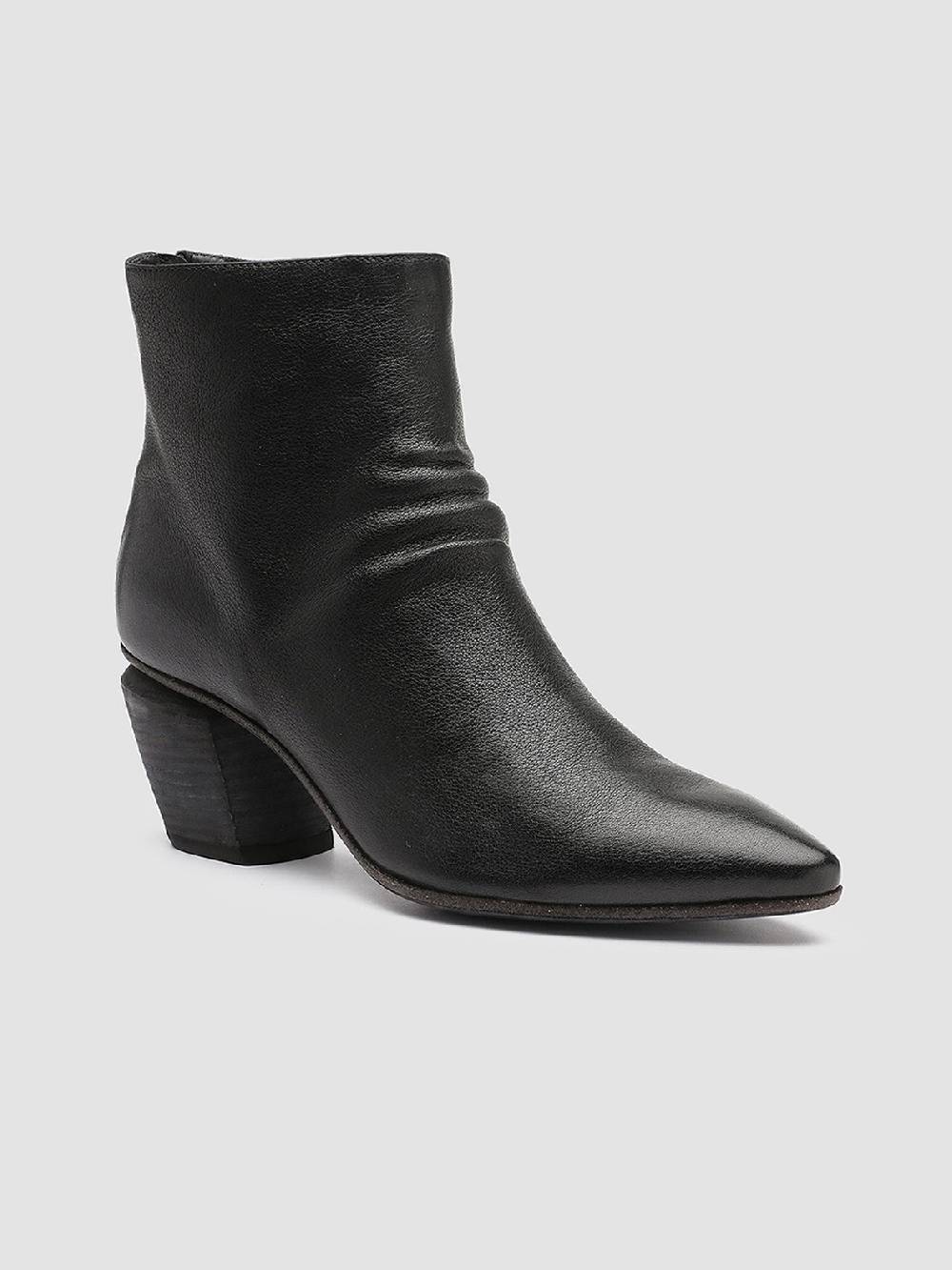 Officine Creative SEVERINE 008 Stivaletti in Pelle Nera con Zip Online
