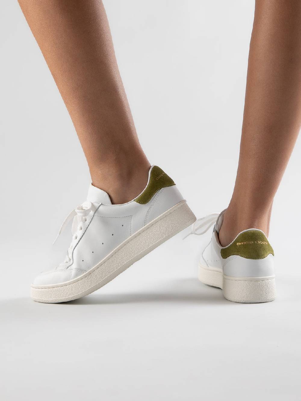 Officine Creative MOWER 109 Sneakers in Pelle Bianca Outlet