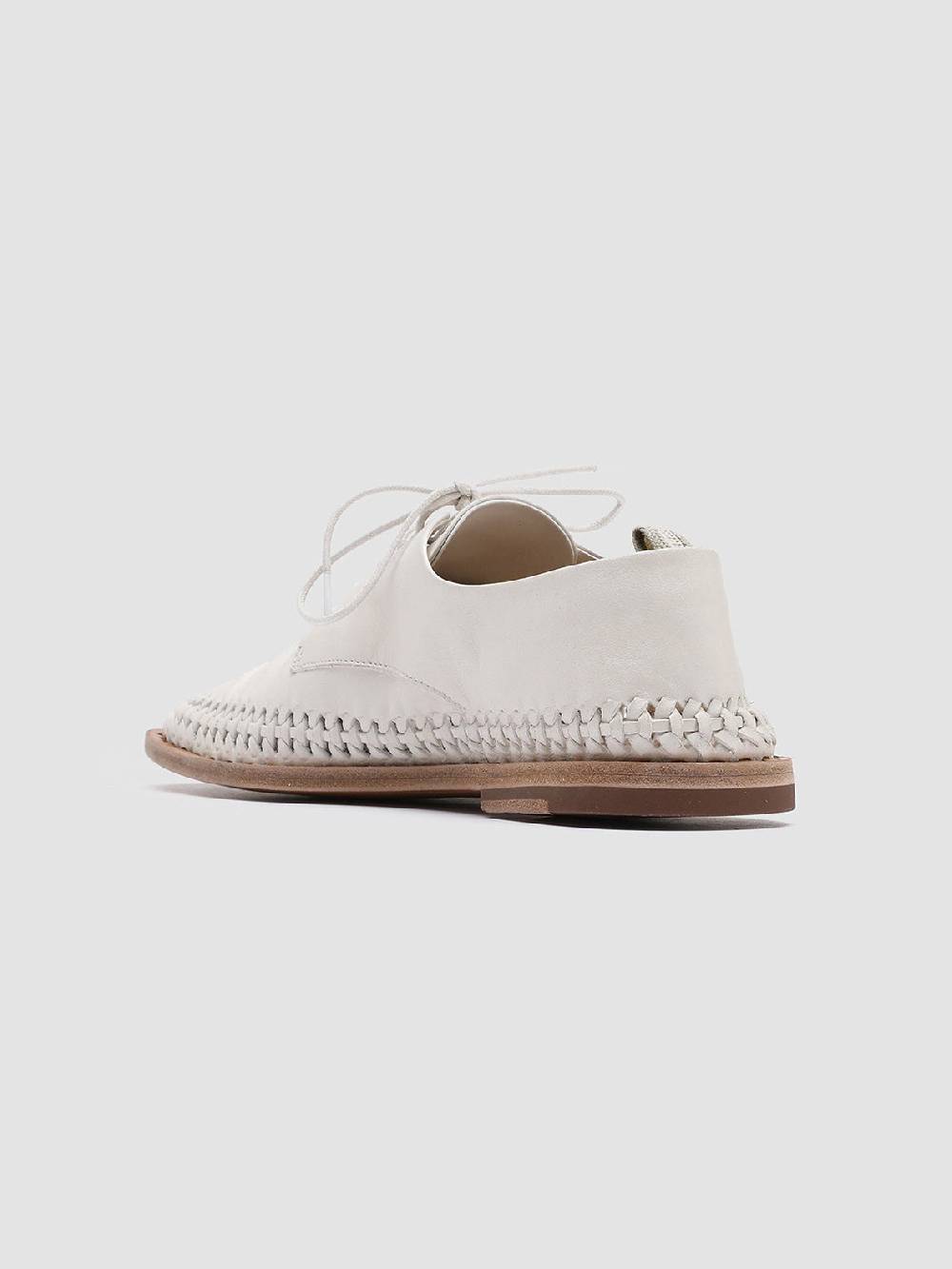 Officine Creative MABELLE 001 Derby in Nappa Bianca In Vendita