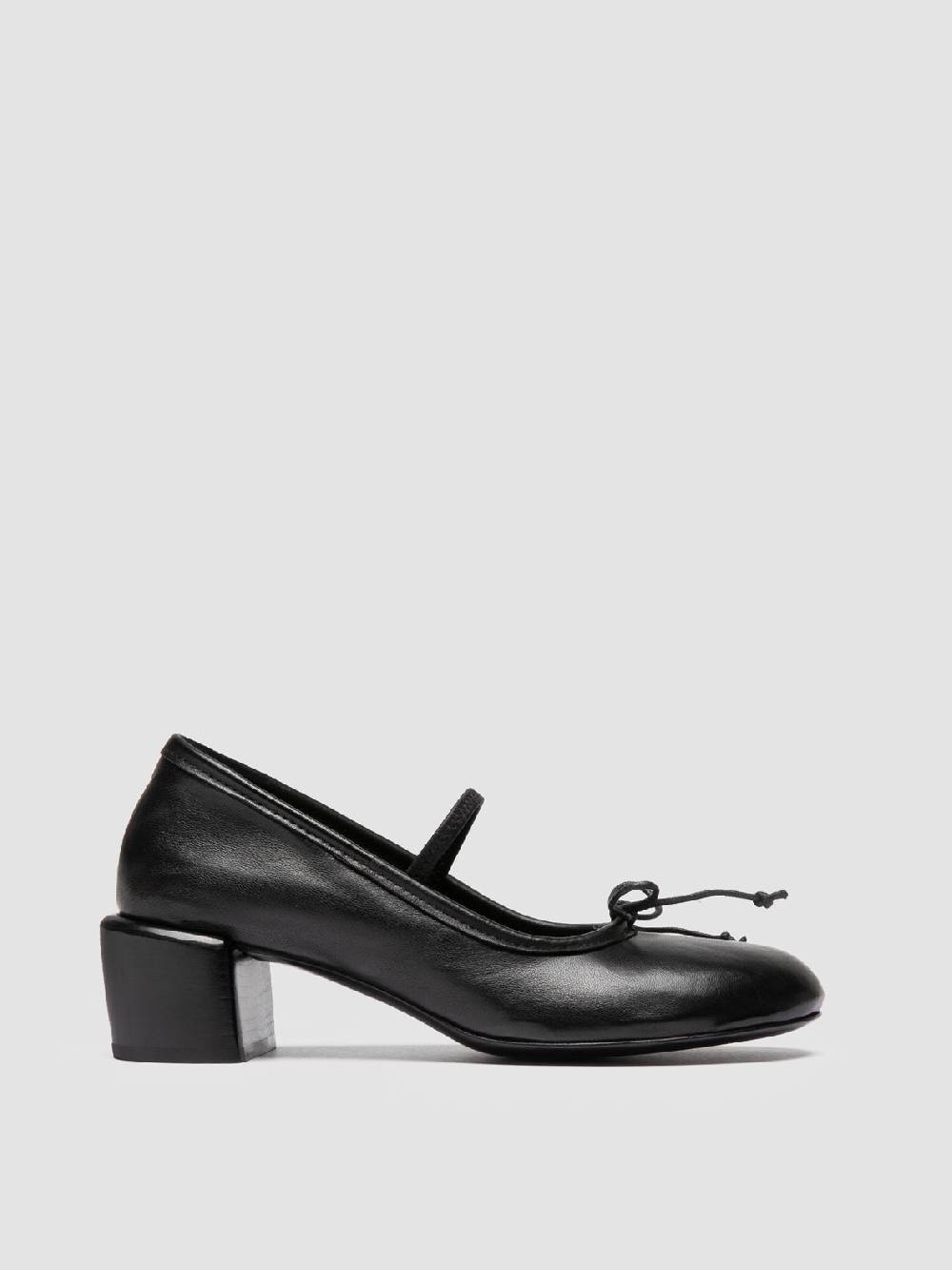 Officine Creative FLORE 001 Ballerine in Pelle Nera Saldi