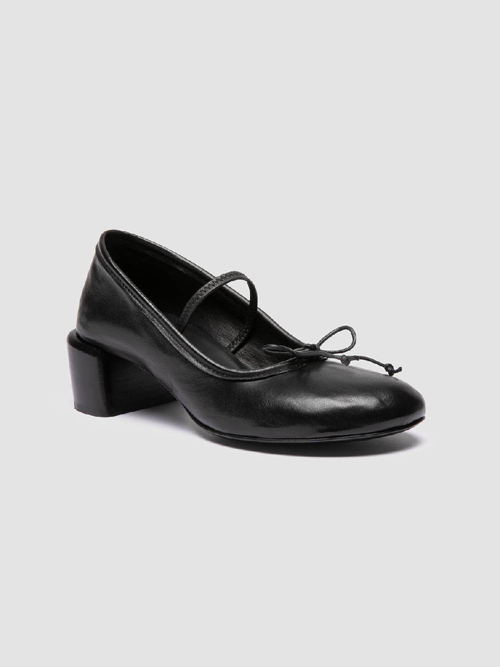 Officine Creative FLORE 001 Ballerine in Pelle Nera Saldi