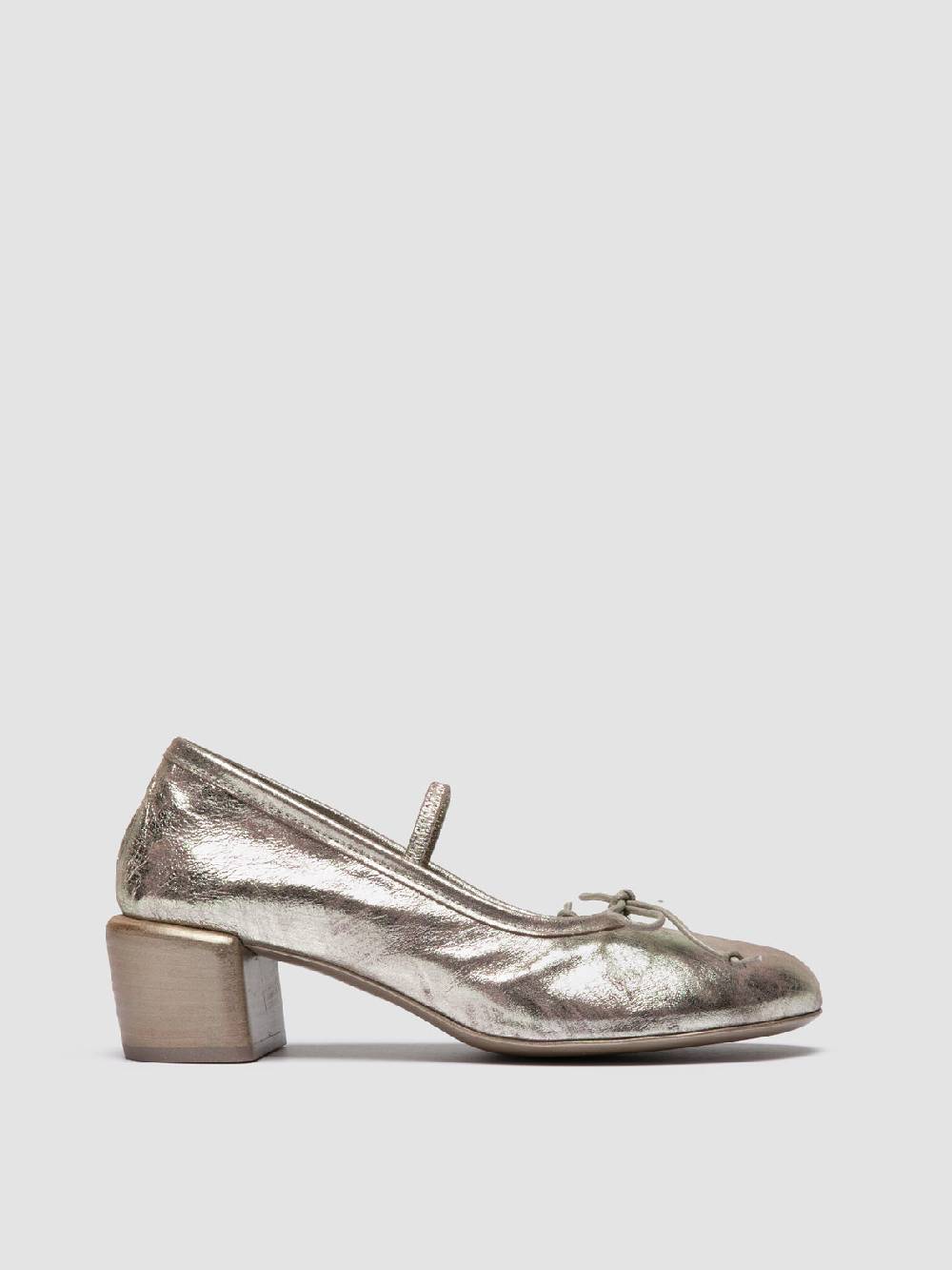 Officine Creative FLORE 001 Ballerine in Pelle Metallizzata Offerte