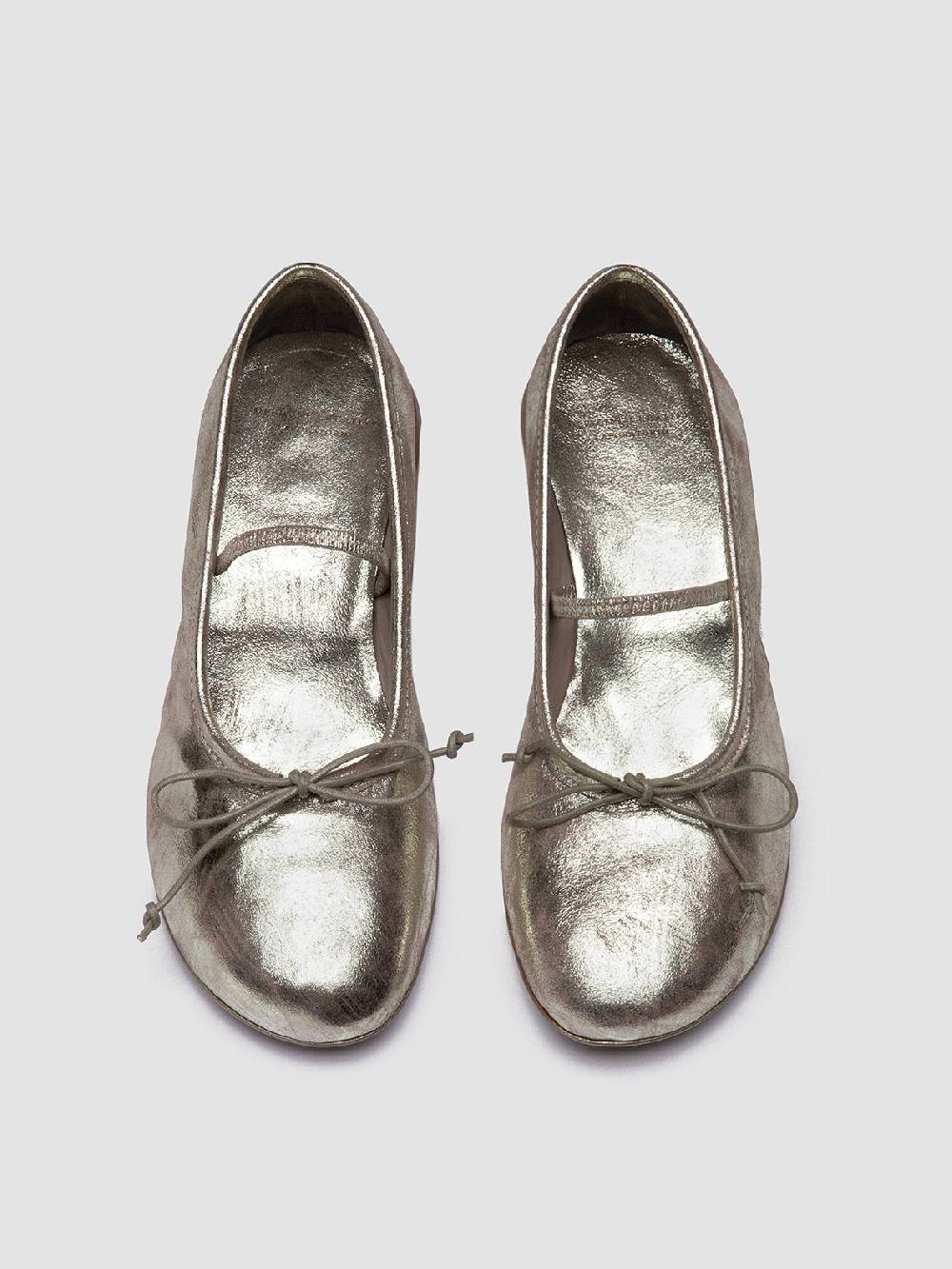 Officine Creative FLORE 001 Ballerine in Pelle Metallizzata Offerte