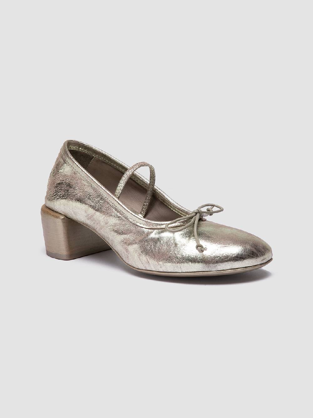 Officine Creative FLORE 001 Ballerine in Pelle Metallizzata Offerte