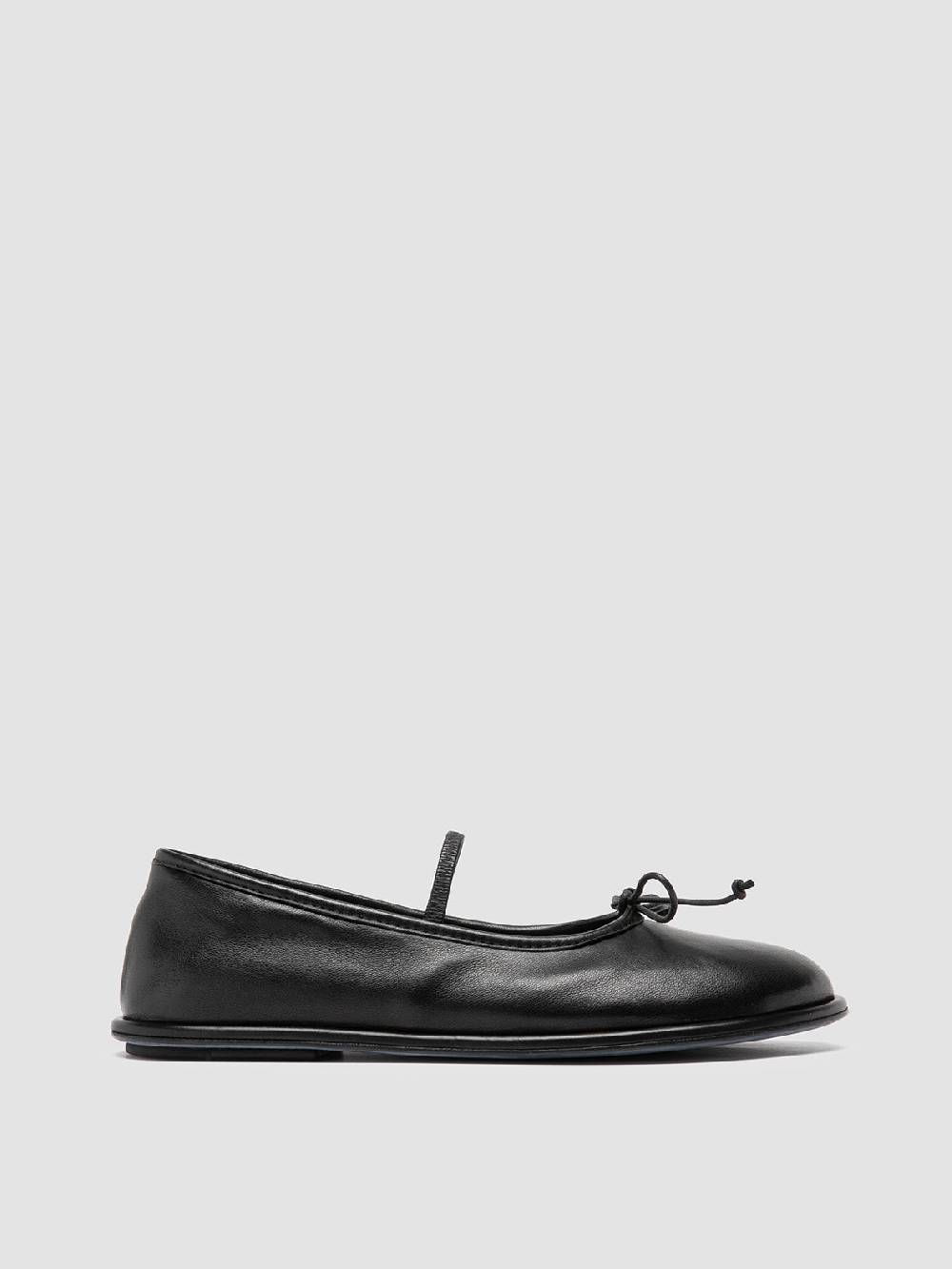 Officine Creative FONTAYNE 001 Ballerine in Pelle Nera Hotsell