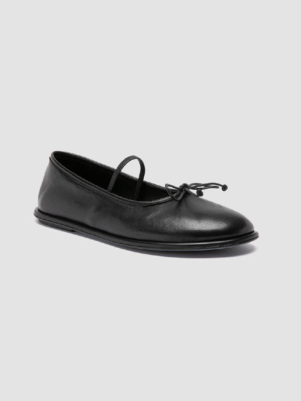 Officine Creative FONTAYNE 001 Ballerine in Pelle Nera Hotsell