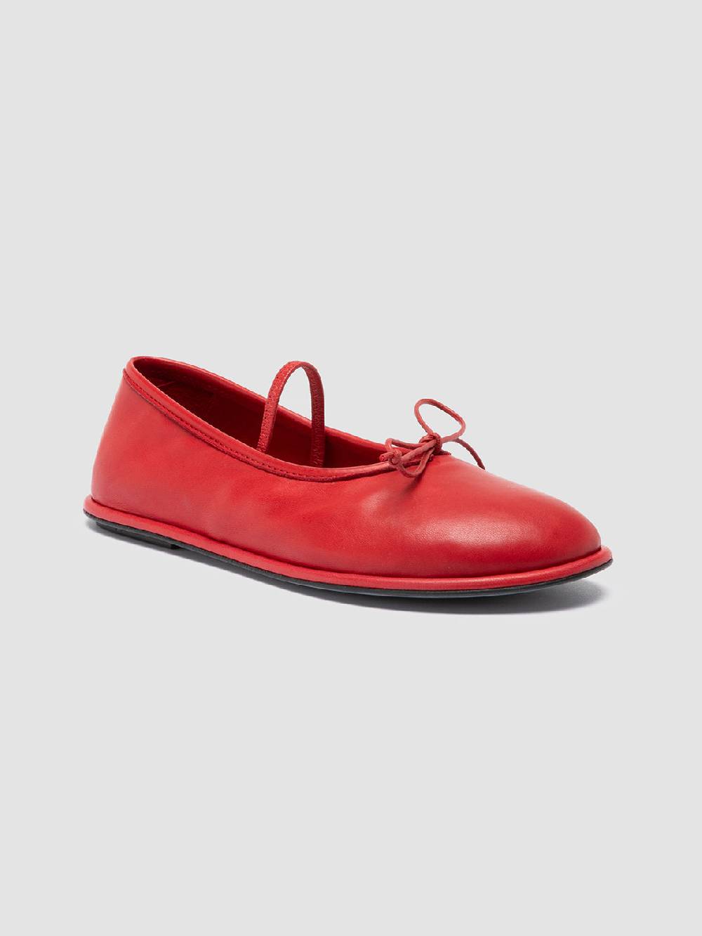 Officine Creative FONTAYNE 001 Ballerine in Pelle Rossa Vendita Calda