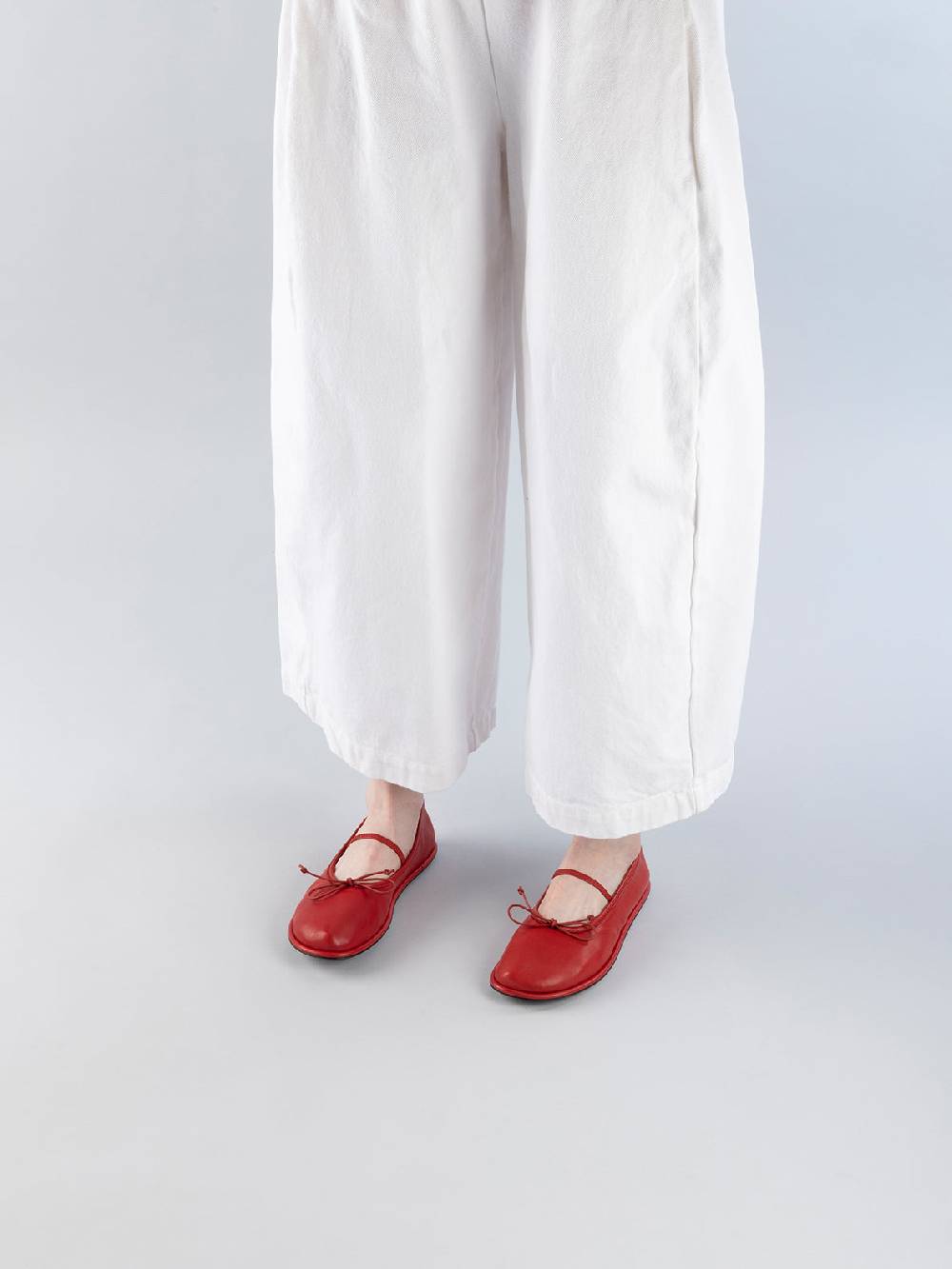 Officine Creative FONTAYNE 001 Ballerine in Pelle Rossa Vendita Calda