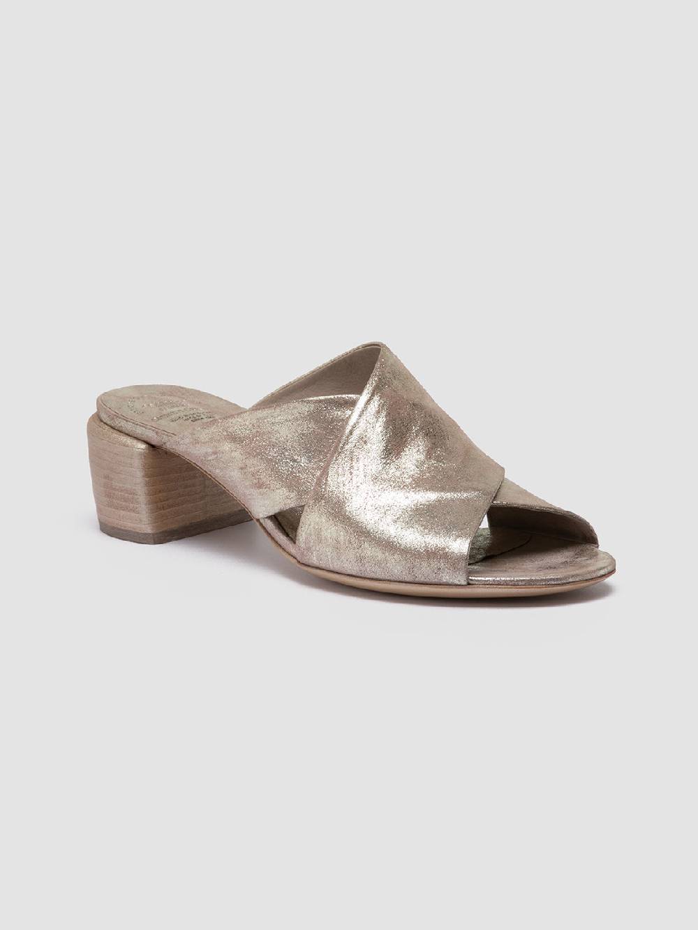 Officine Creative HADRY 007 Sandali Slide in Pelle Tortora I Più Venduti