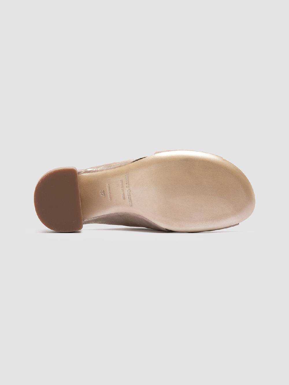 Officine Creative HADRY 007 Sandali Slide in Pelle Tortora I Più Venduti