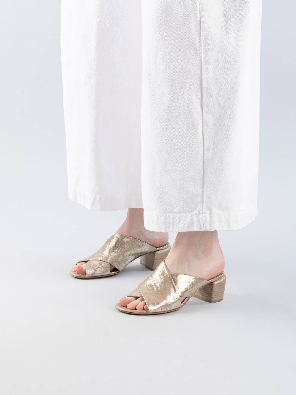 Officine Creative HADRY 007 Sandali Slide in Pelle Tortora I Più Venduti