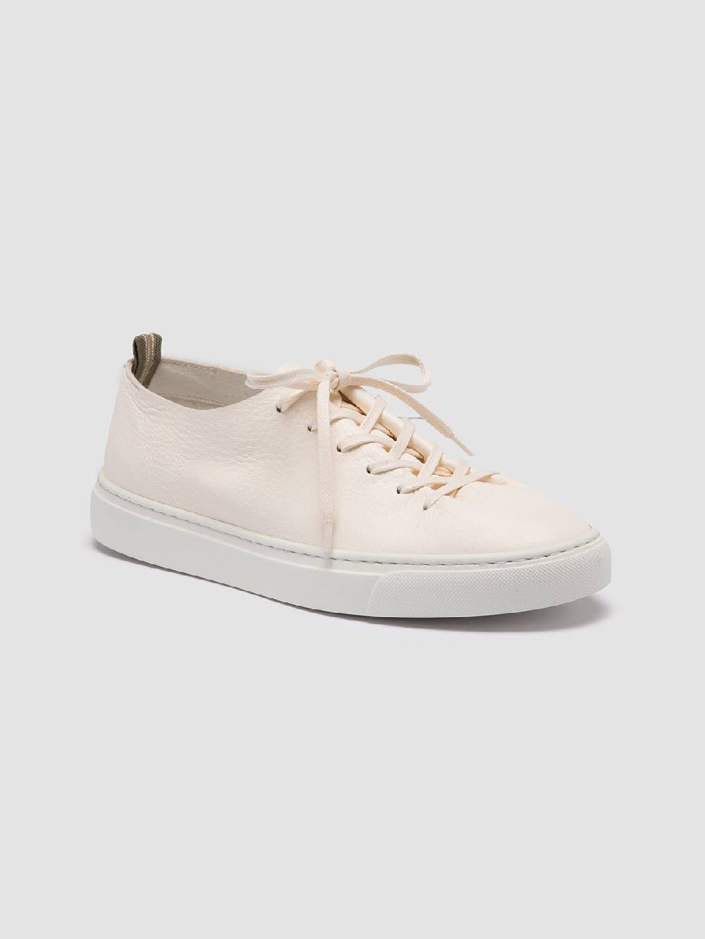Officine Creative LEGGERA 100 White Leather Low Top Sneakers Italia