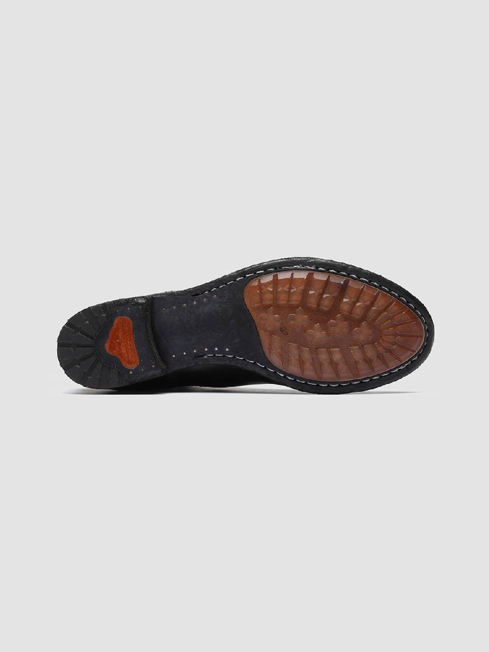 Officine Creative LEXIKON 073 Stivaletti Chelsea in Pelle Nera Offerta Anniversario