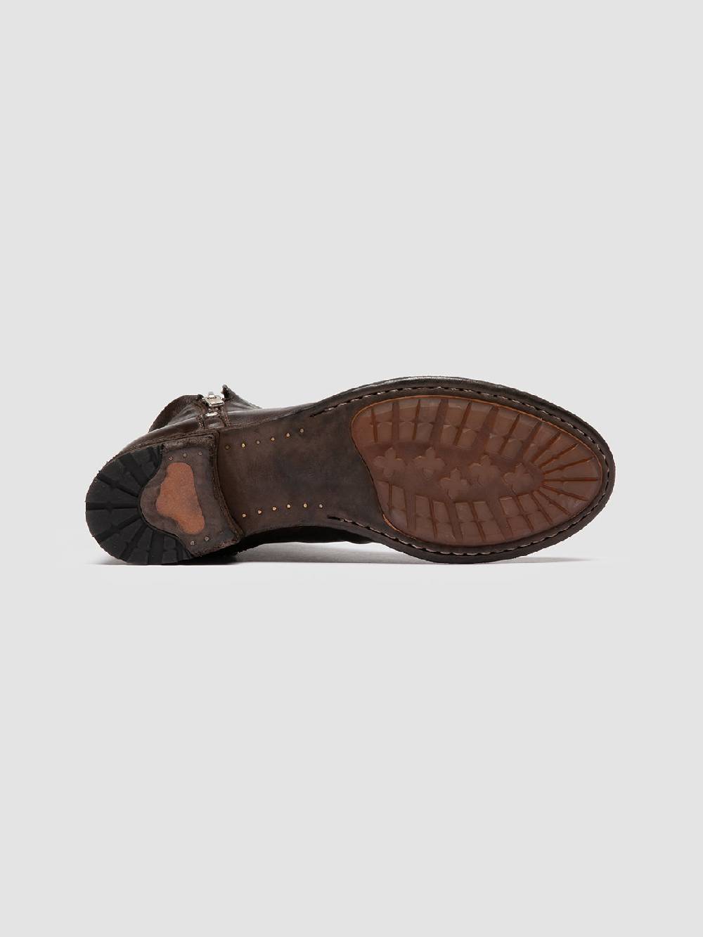Officine Creative LEXIKON 097 Stivaletti in Pelle Marrone Promozione