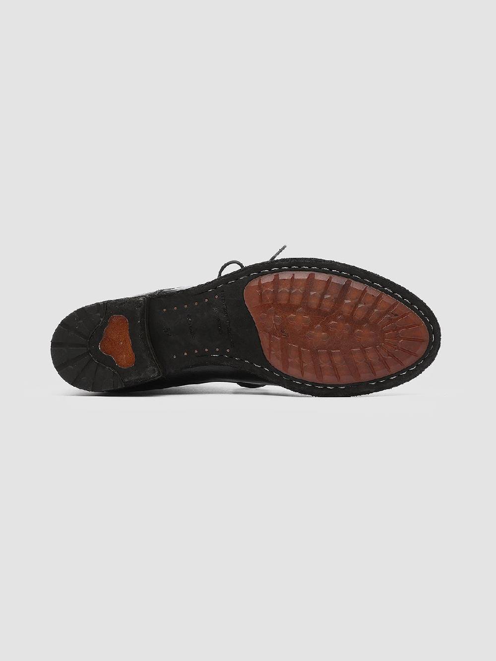 Officine Creative LEXIKON 123 Stivaletti in Pelle Nera con Zip Spedizione Gratuita