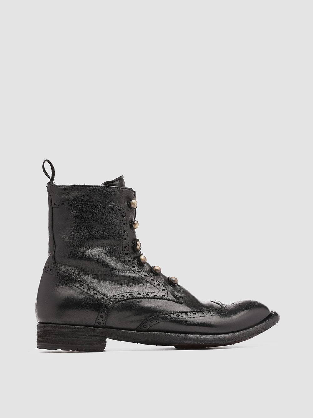 Officine Creative LEXIKON 131 Stivaletti in Pelle Nera Soddisfazione Garantita