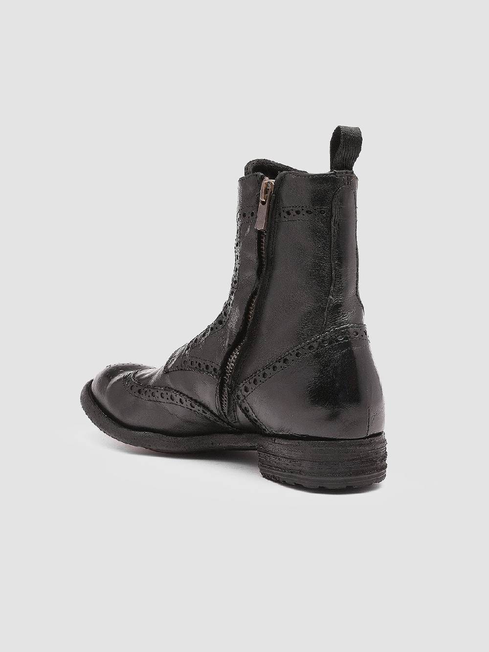 Officine Creative LEXIKON 131 Stivaletti in Pelle Nera Soddisfazione Garantita