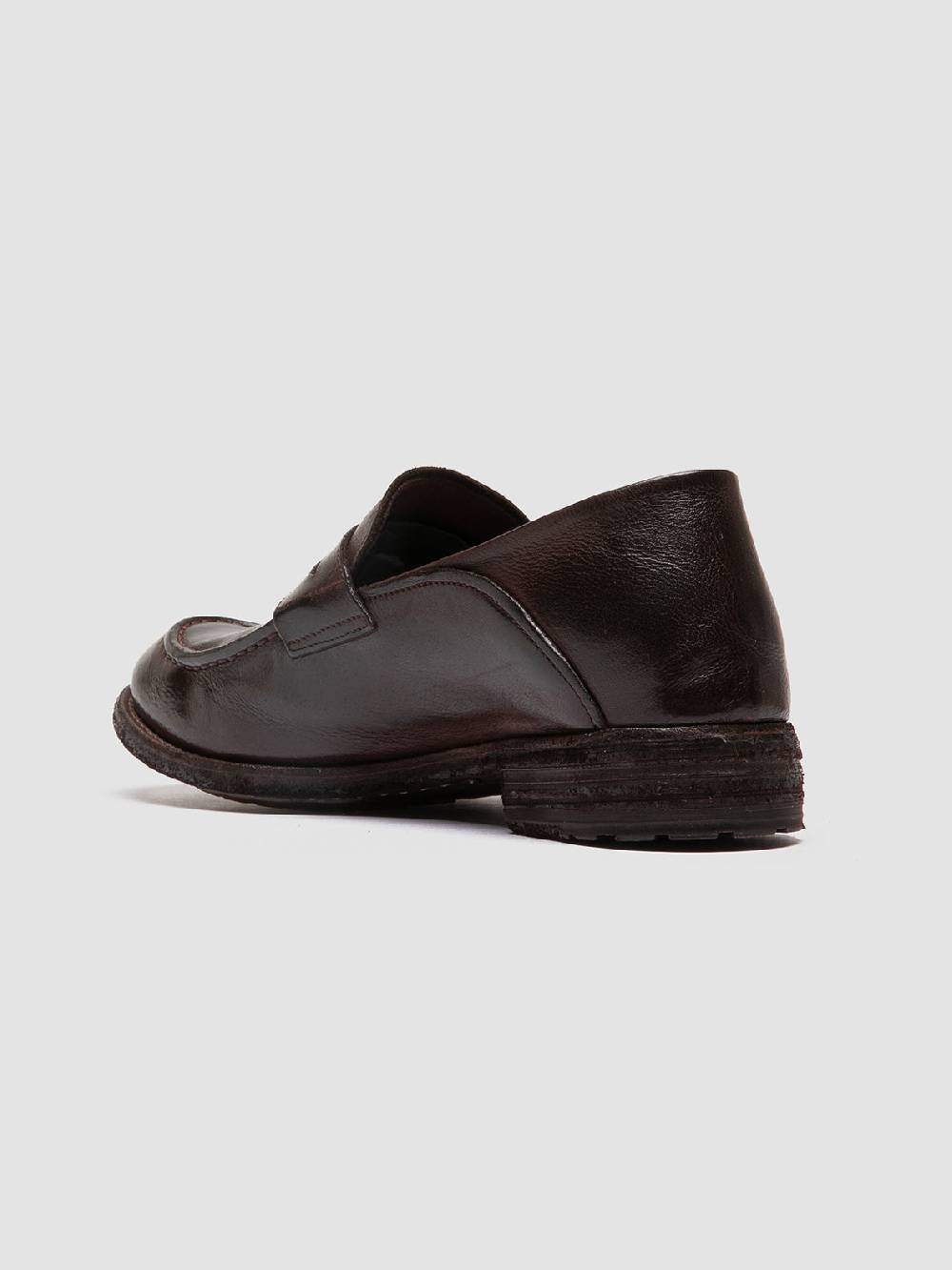 Officine Creative LEXIKON 140 Mocassini Penny Loafer in Pelle Marrone Promozione Limitata