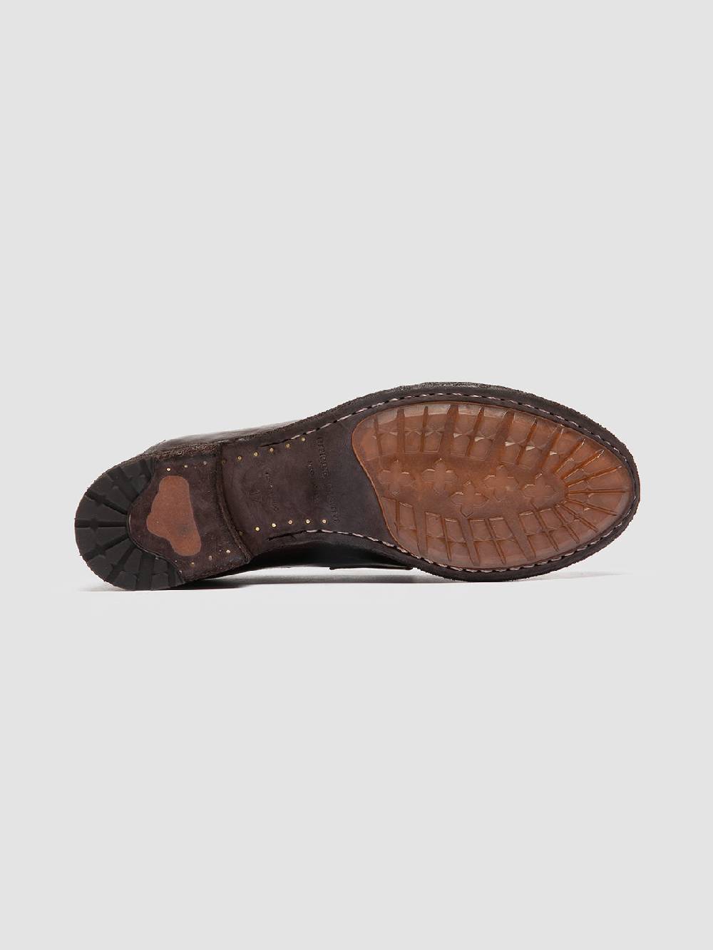 Officine Creative LEXIKON 140 Mocassini Penny Loafer in Pelle Marrone Promozione Limitata