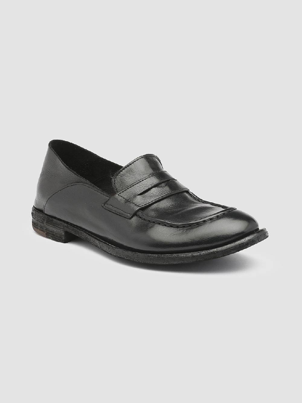 Officine Creative LEXIKON 516 Mocassini in Pelle Nera Fino Al -60%