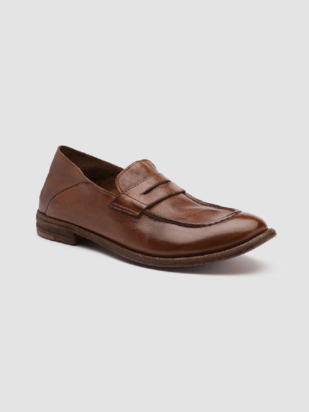 Officine Creative LEXIKON 516 Mocassini in Pelle Marrone Shopping Online