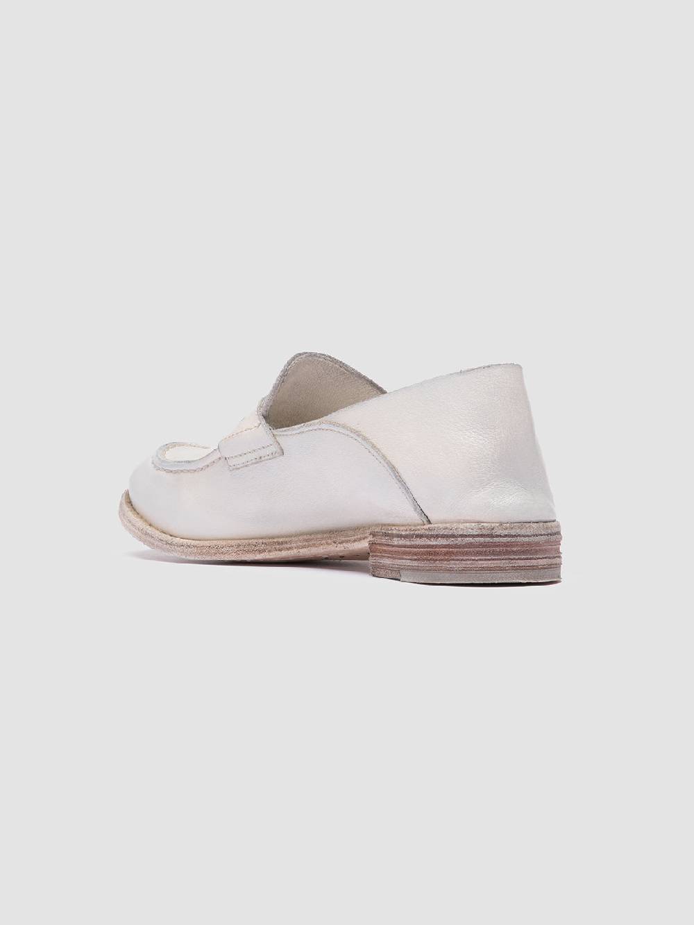 Officine Creative LEXIKON 516 White Leather Loafers Offerte speciali