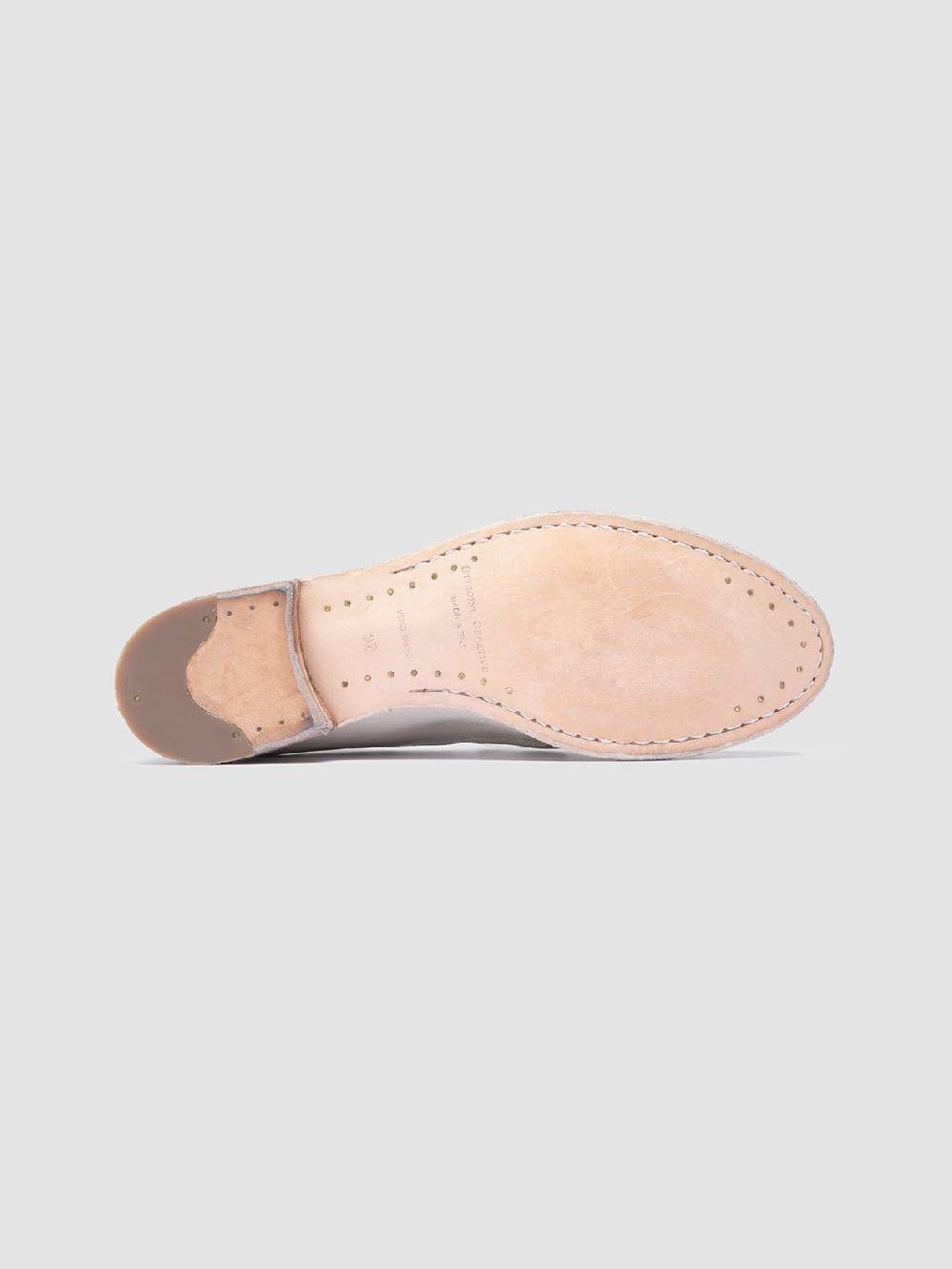Officine Creative LEXIKON 516 White Leather Loafers Offerte speciali