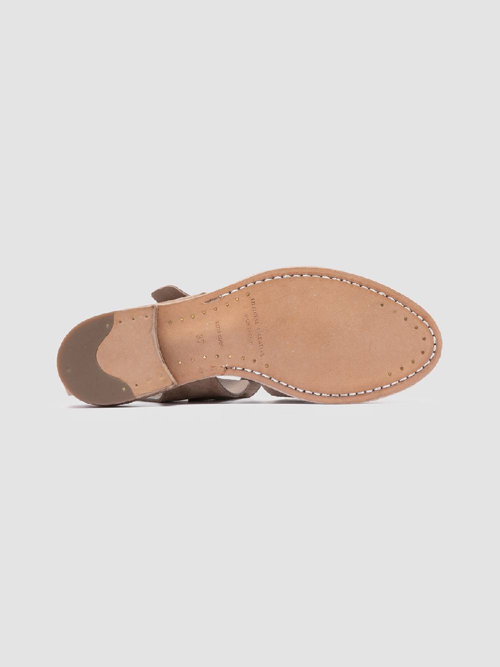 Officine Creative LEXIKON 536 Sandali in Pelle scamosciata Tortora Prezzo basso