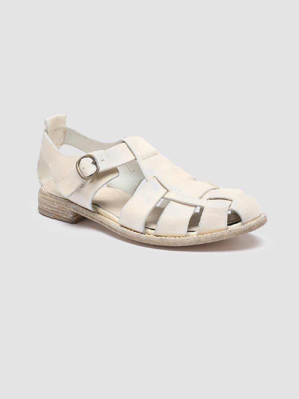 Officine Creative LEXIKON 536 Sandali in Pelle Bianca Super Saving Price