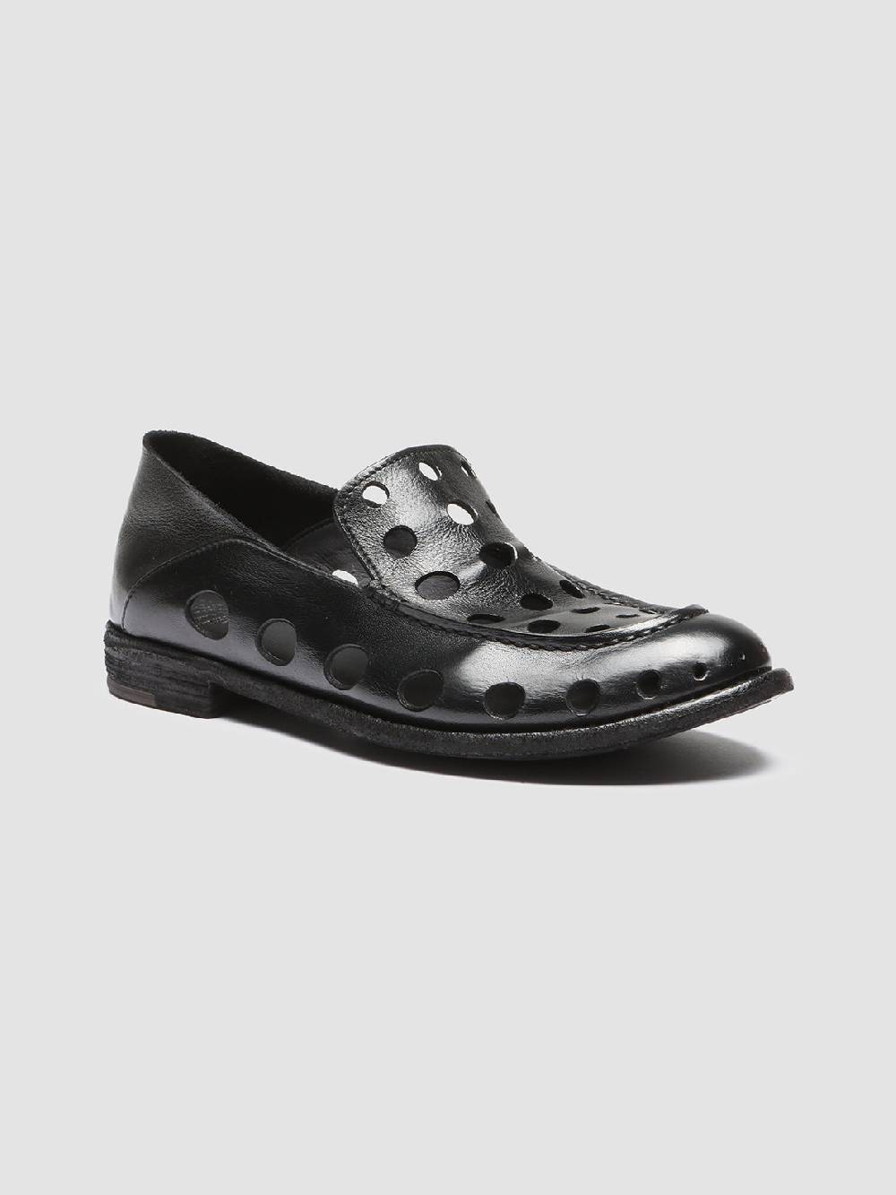 Officine Creative LEXIKON 542 Mocassini in Pelle Nera Offerta settimanale