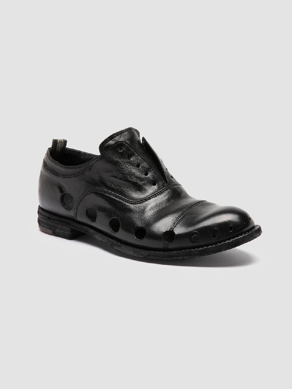 Officine Creative LEXIKON 546 Scarpe Oxford in Pelle Nera Ritorno libero