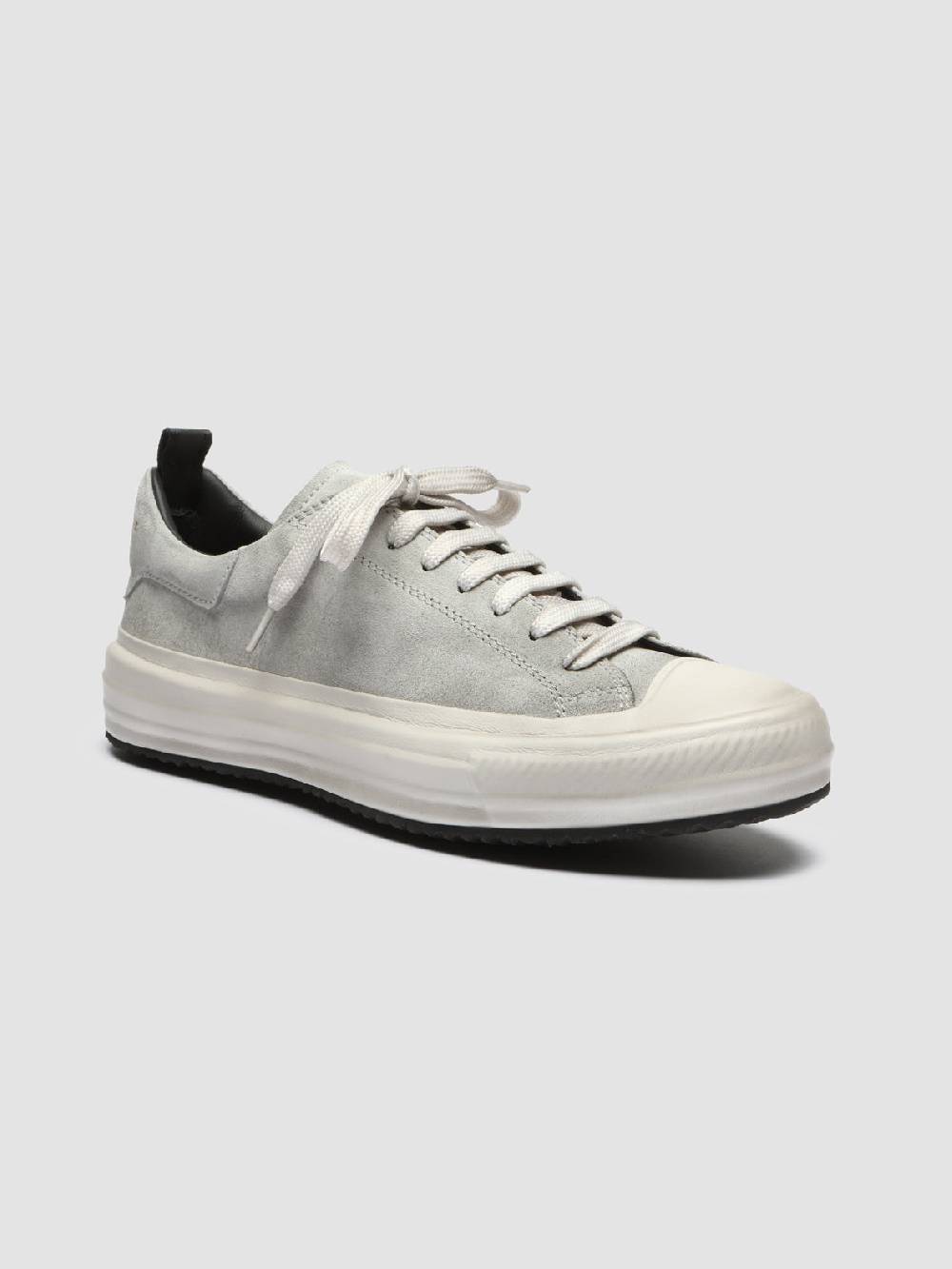 Officine Creative MES 105 Sneakers in Pelle Scamosciata Grigia Rilascio limitato