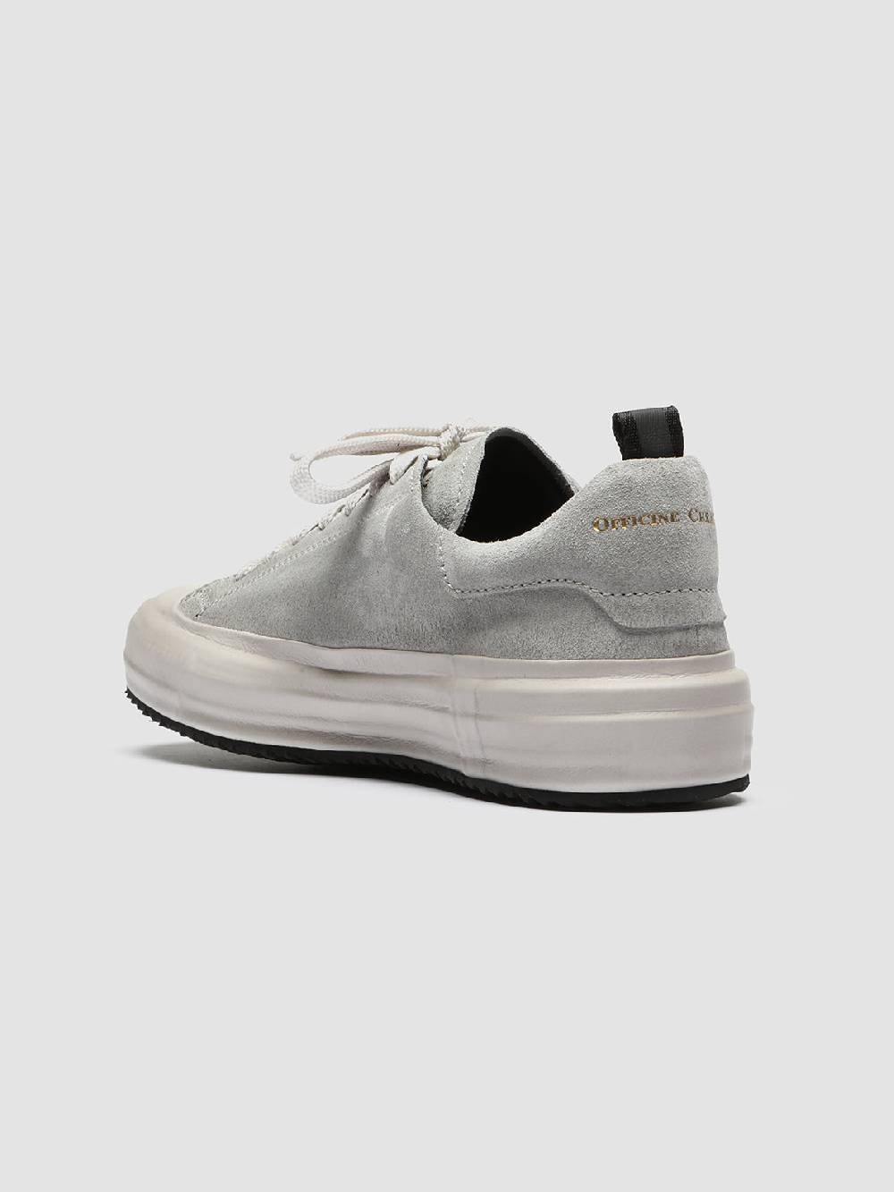 Officine Creative MES 105 Sneakers in Pelle Scamosciata Grigia Rilascio limitato