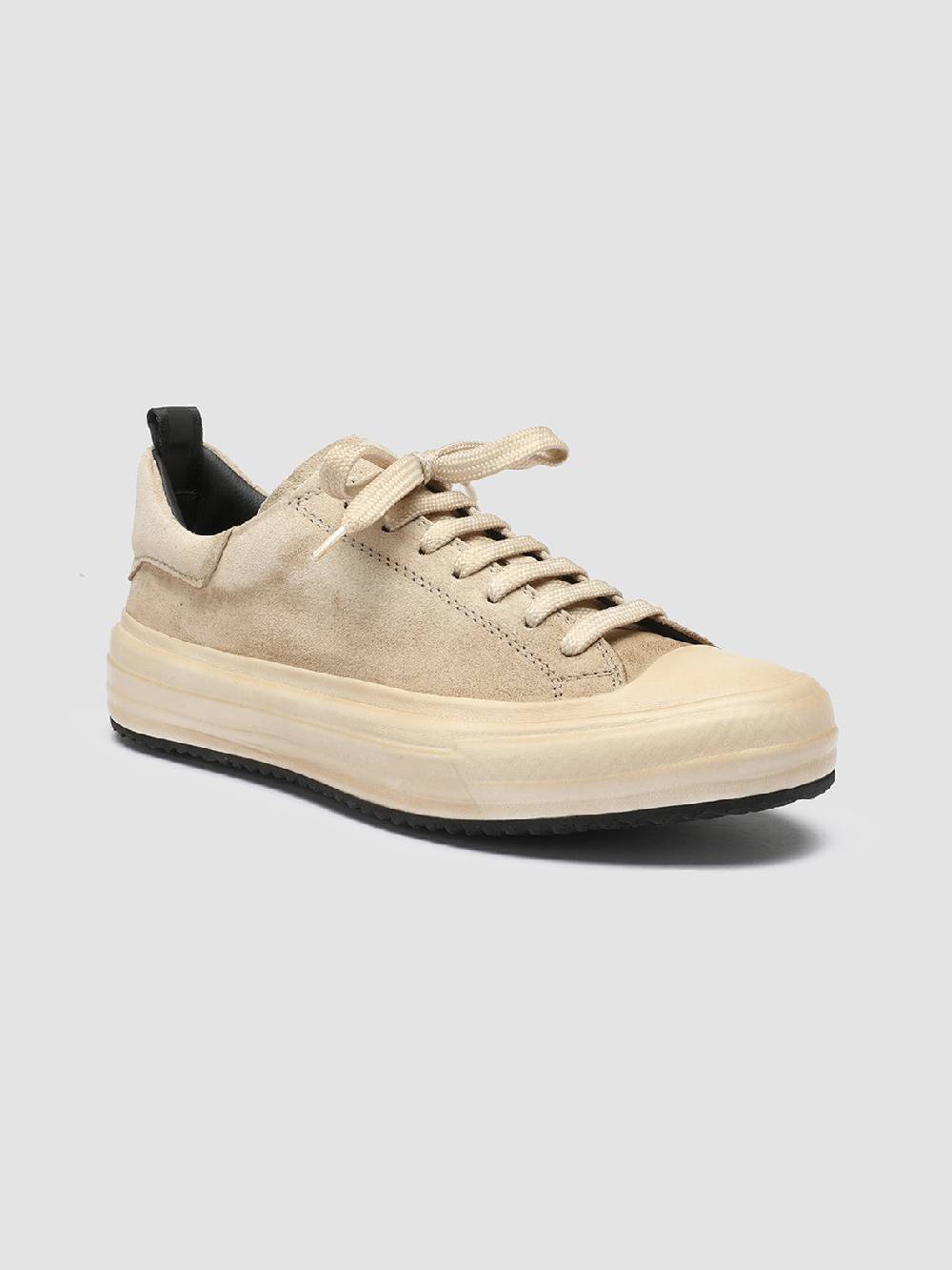 Officine Creative MES 105 Sneakers in Pelle Scamosciata Avorio Ultimi tre giorni