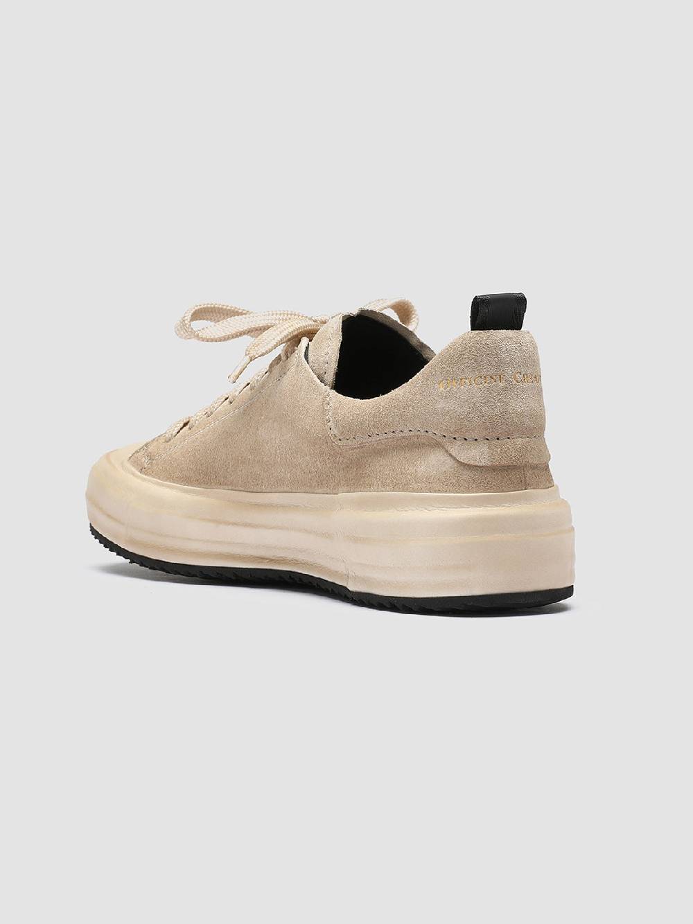 Officine Creative MES 105 Sneakers in Pelle Scamosciata Avorio Ultimi tre giorni