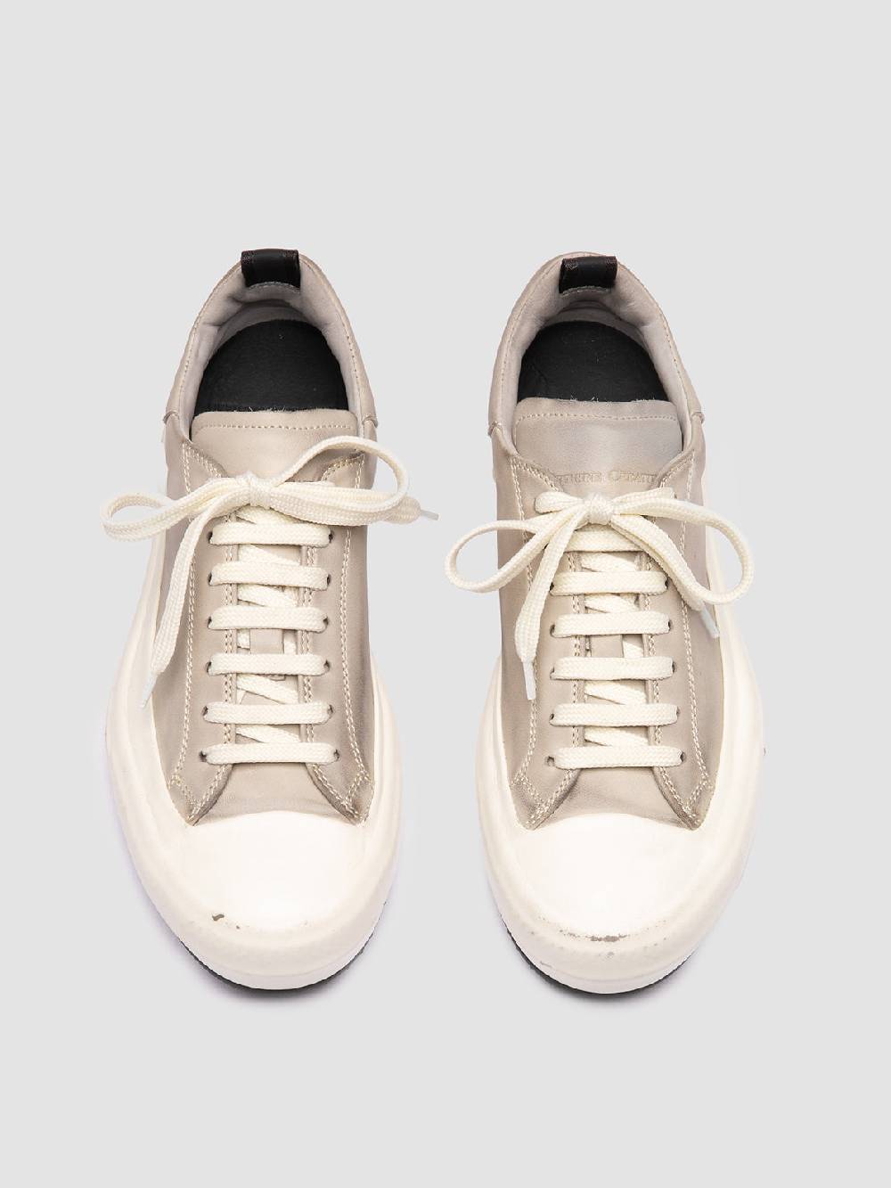 Officine Creative MES DD 101 Sneaker Basse in Pelle Grigia ACQUISTA ORA