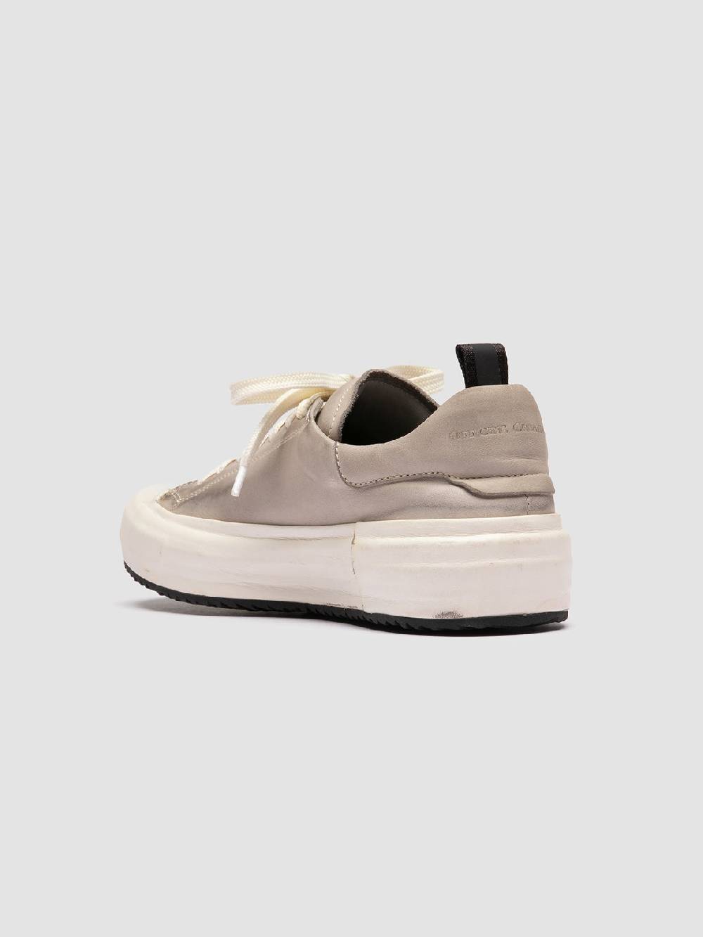 Officine Creative MES DD 101 Sneaker Basse in Pelle Grigia ACQUISTA ORA